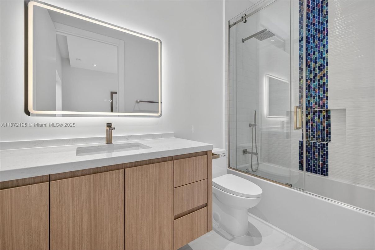 Bathroom, Glass Shower, Interior