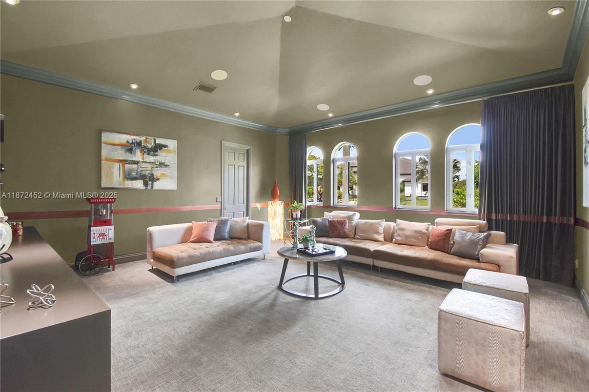 Interior, Living room, Recessed Lighting