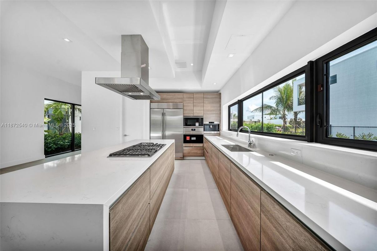 Interior, Kitchen, Recessed Lighting, Stainless Steel Appliances