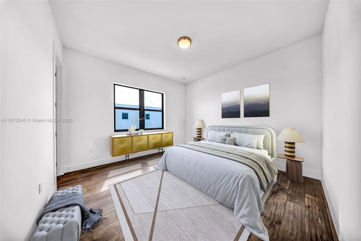Bedroom, Interior, Water, Wood Texture Flooring