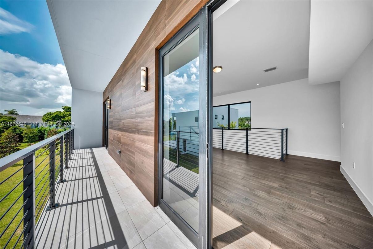 Exterior, Interior, Recessed Lighting, Wood Texture Flooring