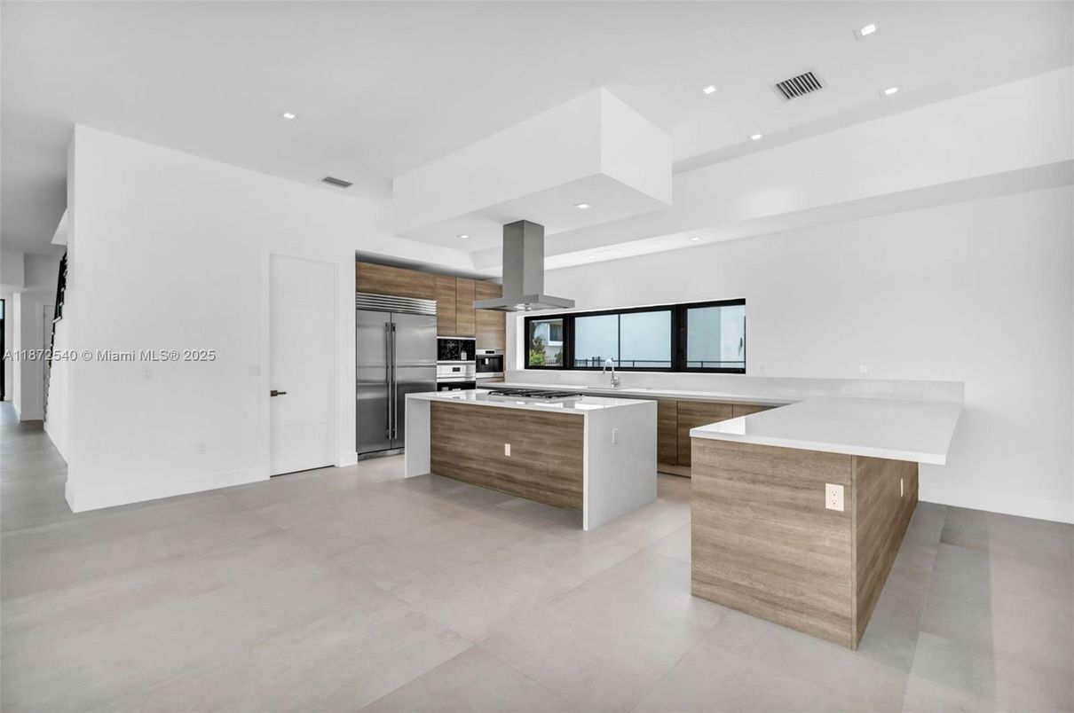 Interior, Kitchen, Recessed Lighting, Stainless Steel Appliances