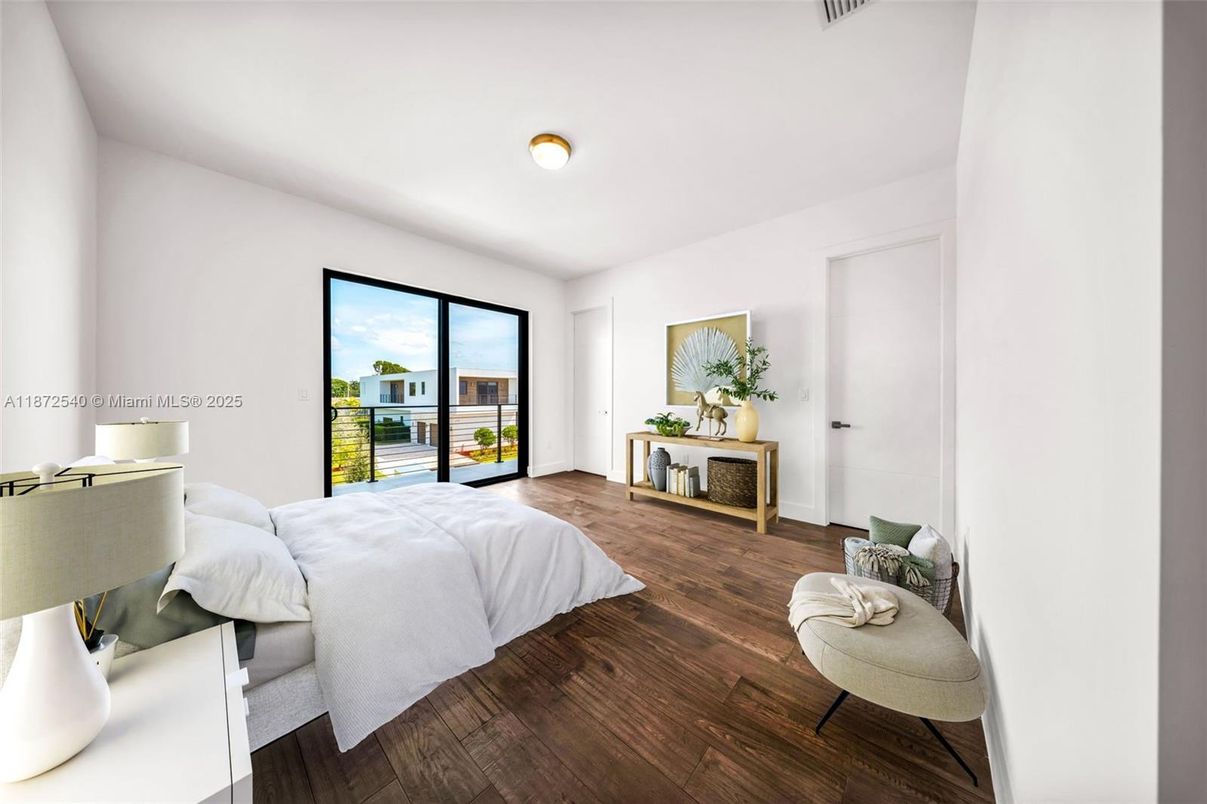 Bedroom, Interior, Wood Texture Flooring