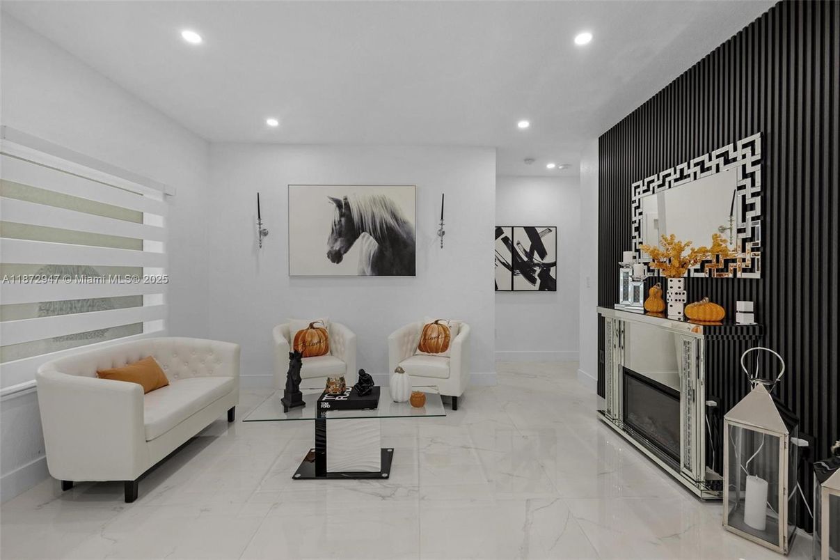 Interior, Marble, Recessed Lighting
