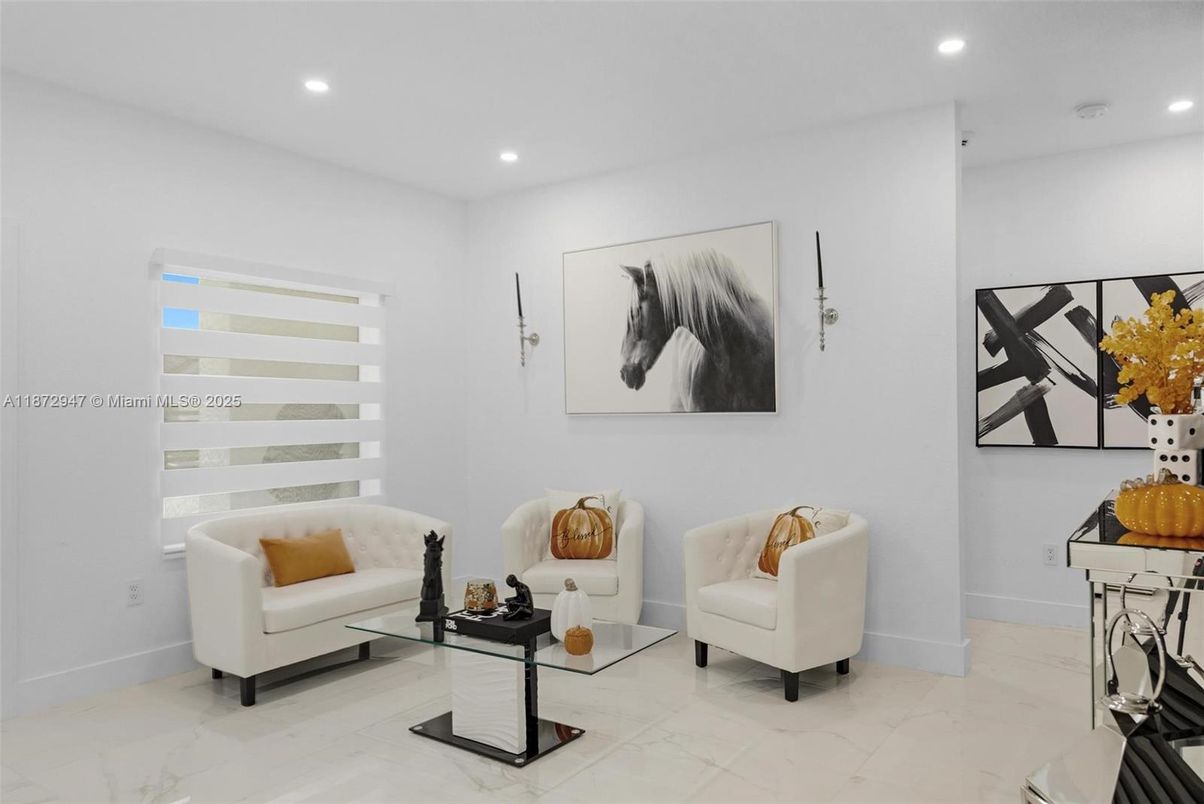 Interior, Living room, Marble, Recessed Lighting