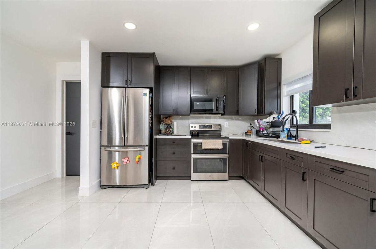 Interior, Kitchen, Recessed Lighting, Stainless Steel Appliances