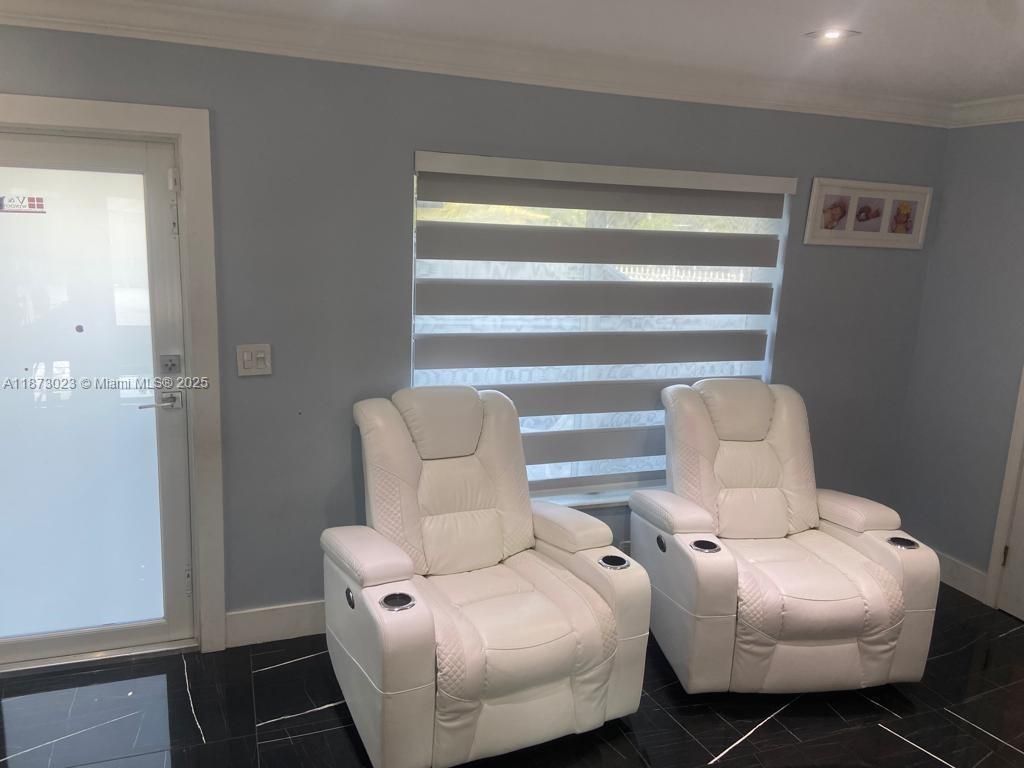 Home Theatre Room, Interior, Recessed Lighting