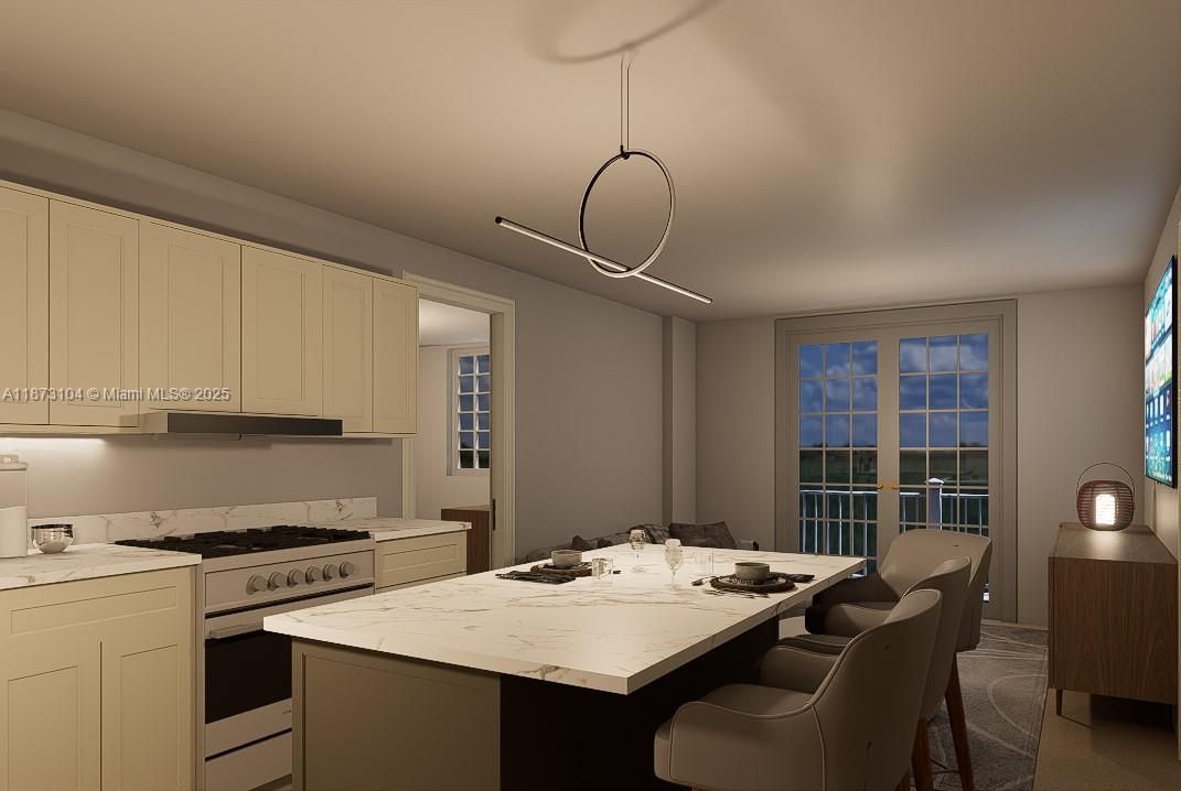 Interior, Kitchen, Pendant Lights