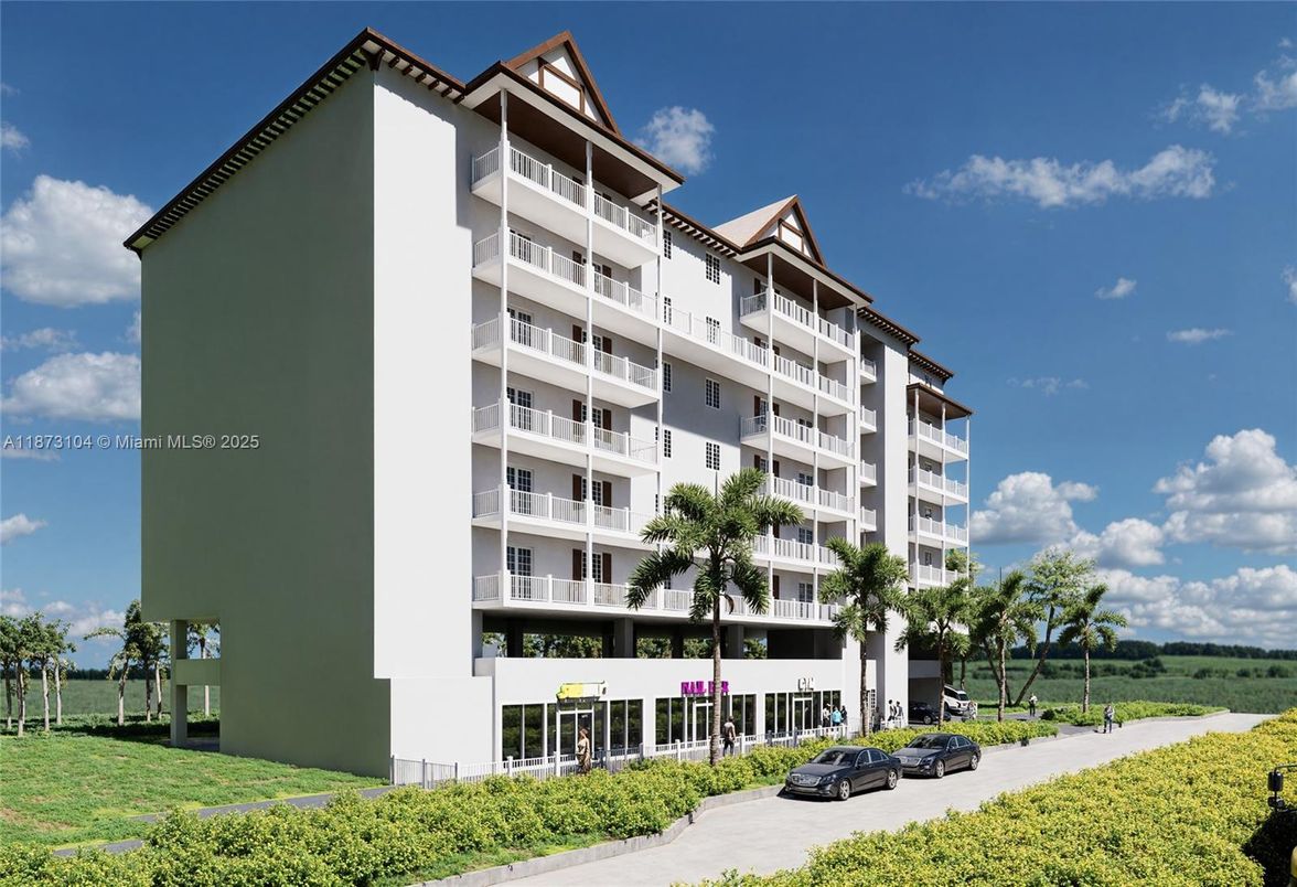 Exterior, Facade, Condo Building