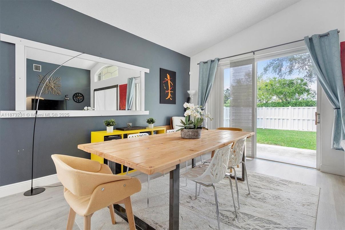 Dining room, Interior, Wood Texture Flooring