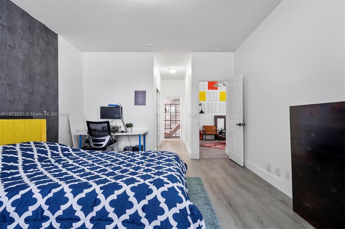 Home Office, Interior, Wood Texture Flooring