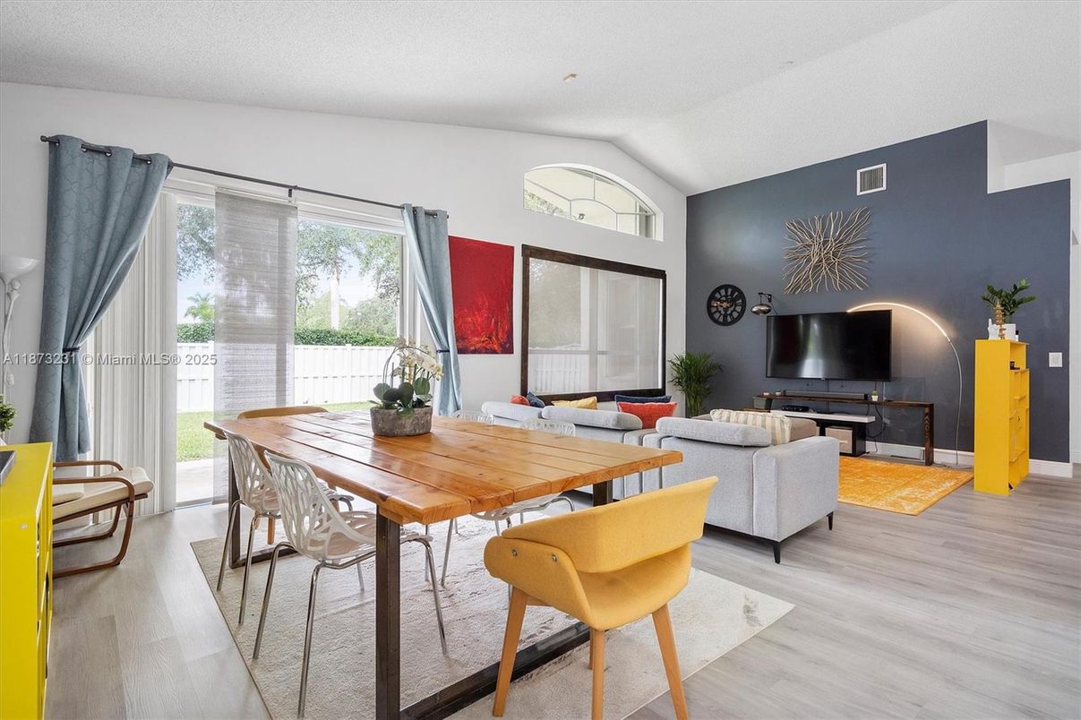 Dining room, Interior, Living room, Wood Texture Flooring