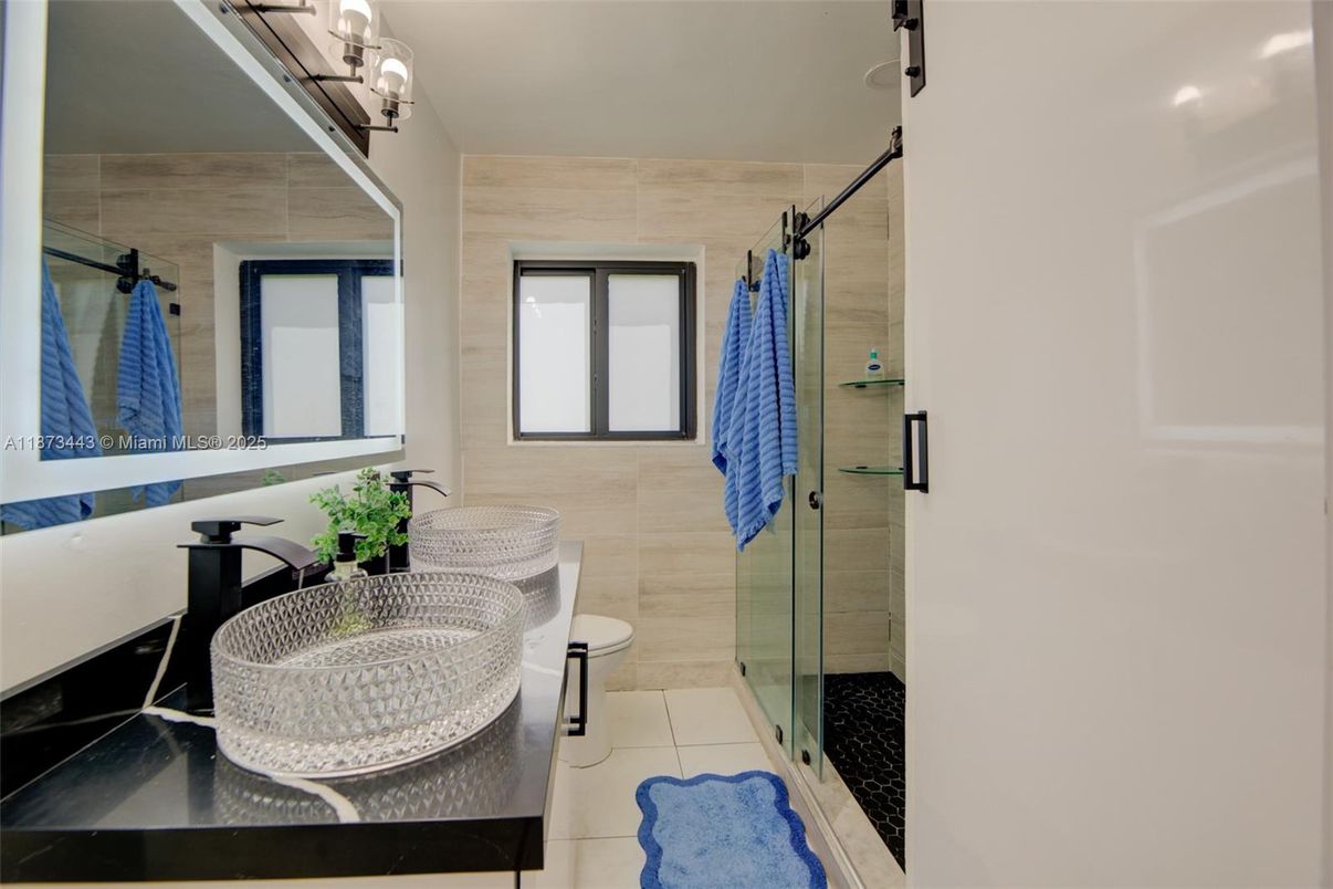 Bathroom, Glass Shower, Interior
