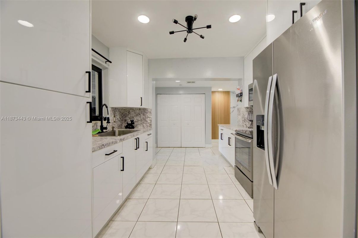 Interior, Kitchen, Recessed Lighting, Stainless Steel Appliances