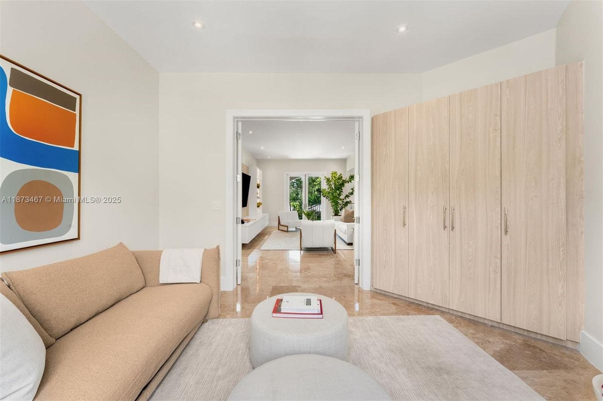 Interior, Living room, Recessed Lighting