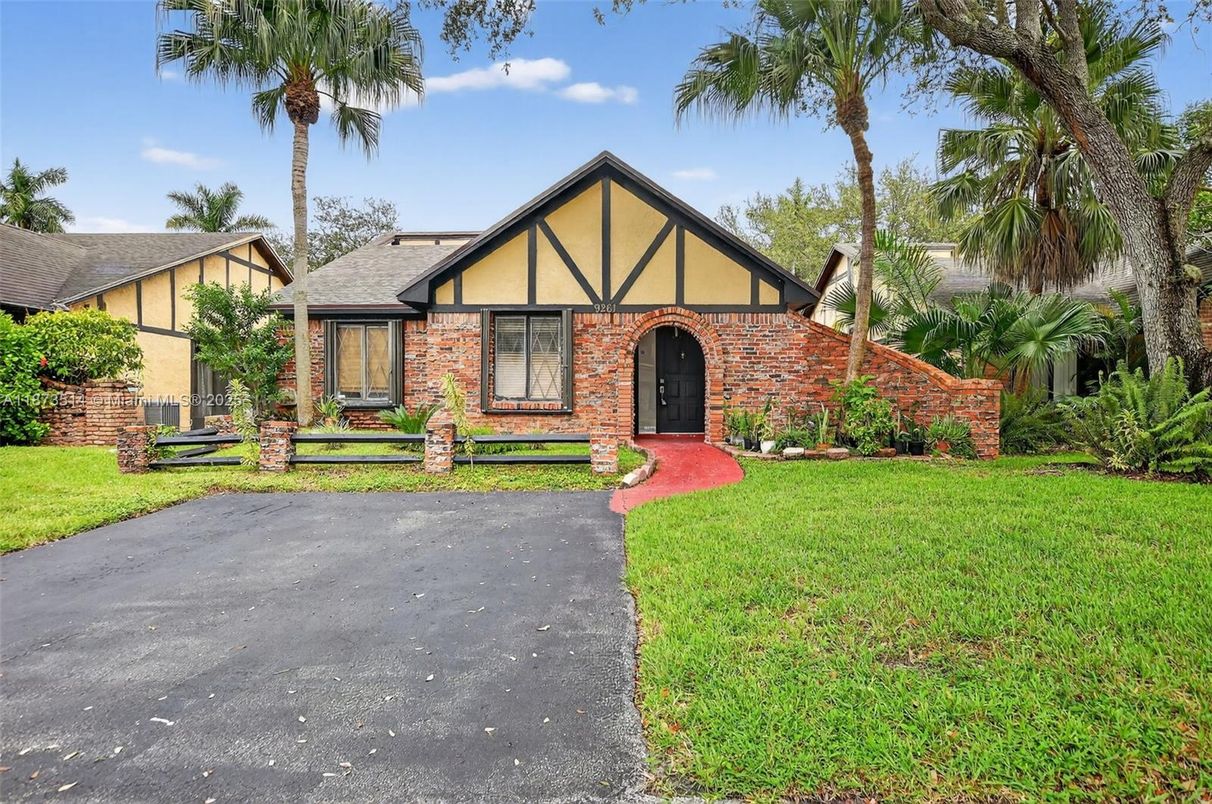 Backyard, Exterior, Facade, Brick Facade, Tudor Revival