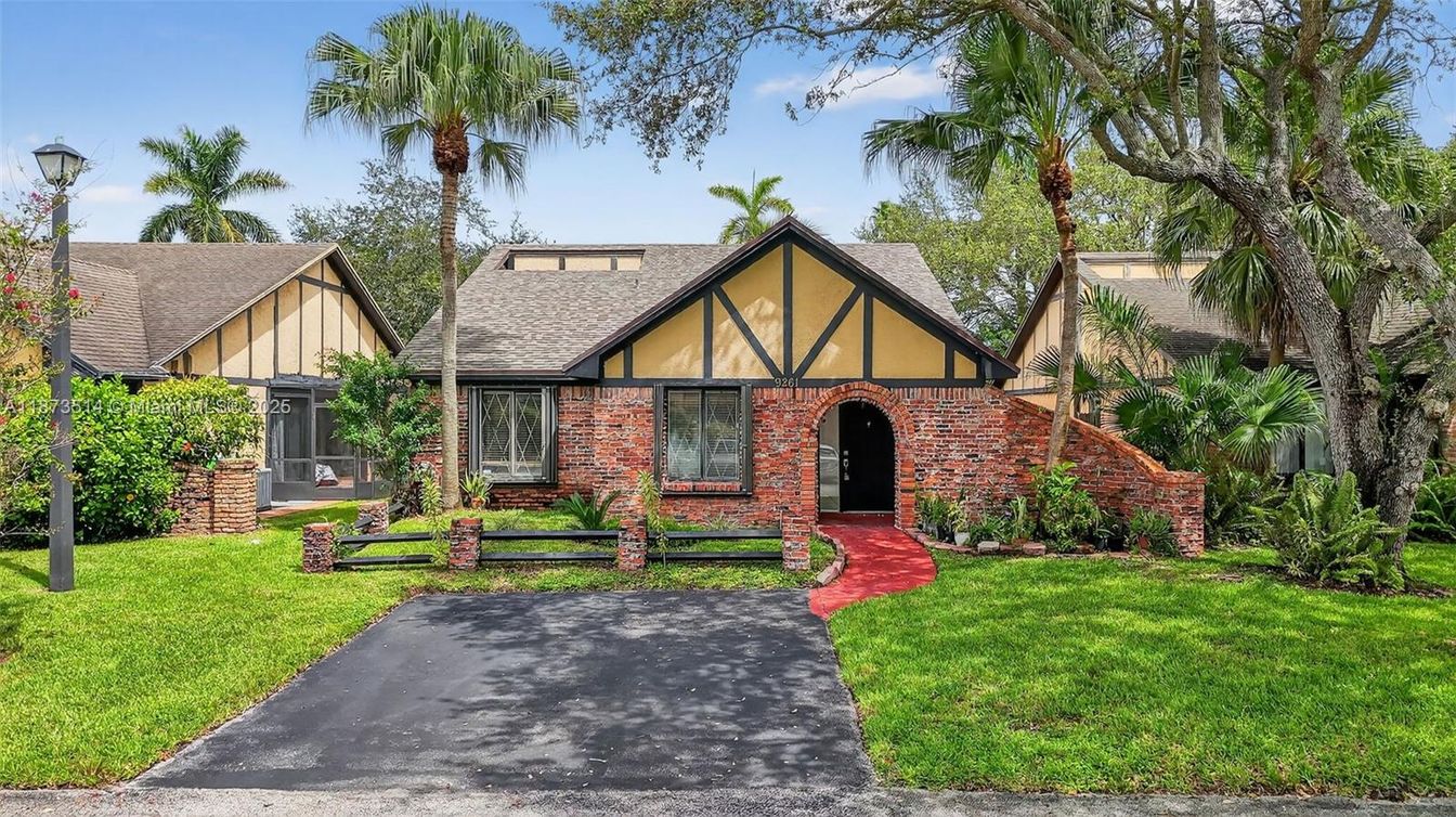 Exterior, Facade, Brick Facade, Tudor Revival