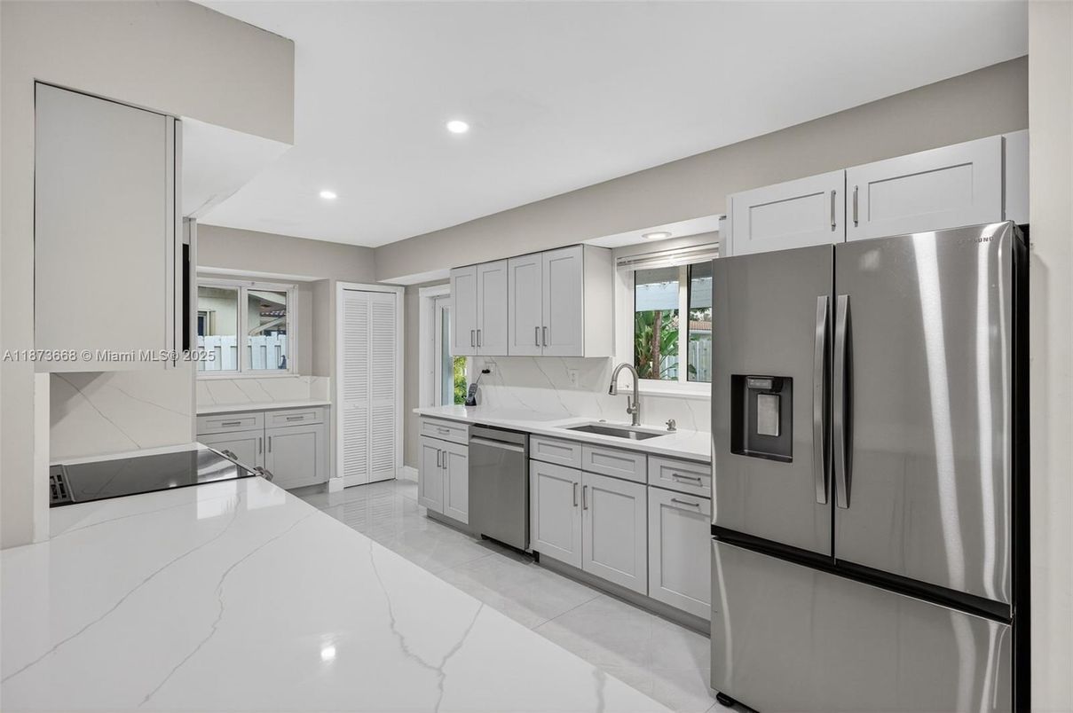 Interior, Kitchen, Recessed Lighting, Stainless Steel Appliances