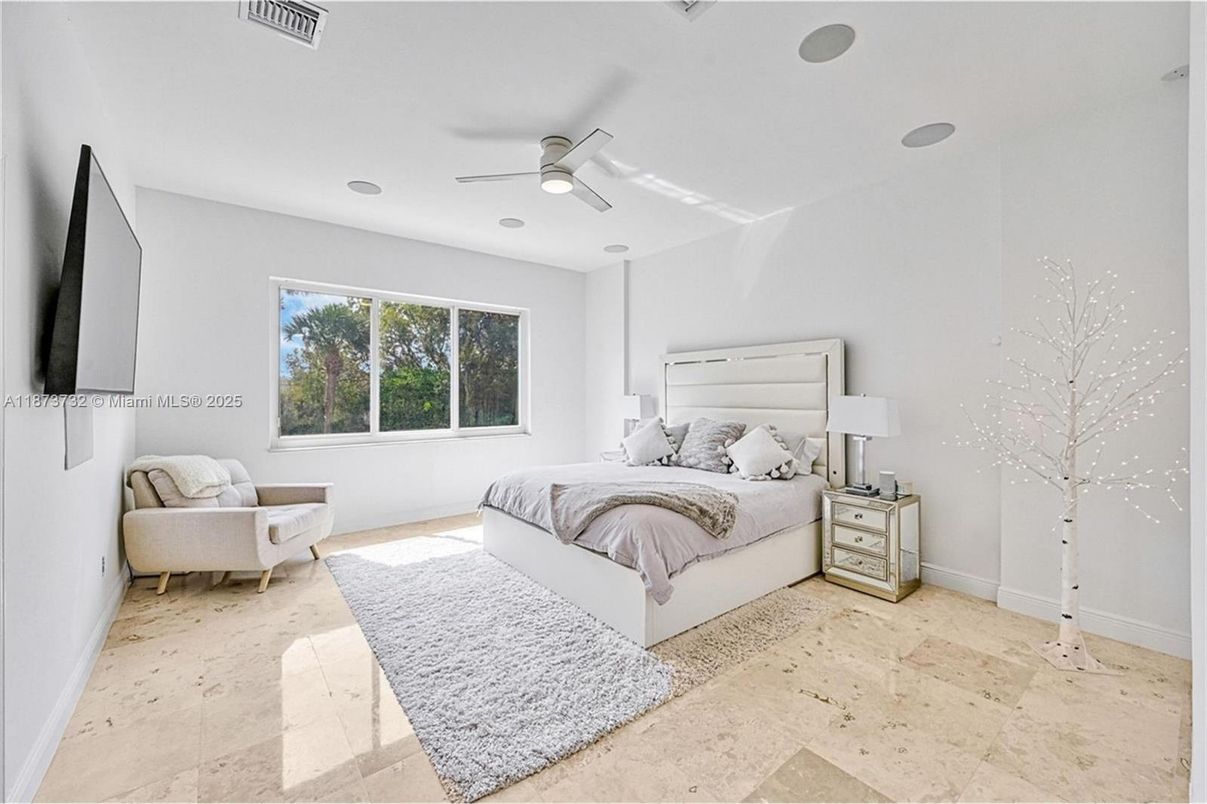 Bedroom, Interior, Recessed Lighting