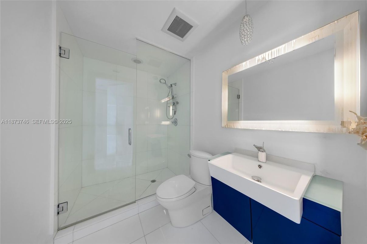 Bathroom, Glass Shower, Interior