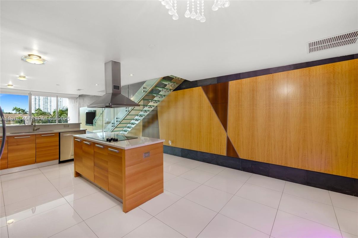 Interior, Kitchen, Recessed Lighting, Stainless Steel Appliances