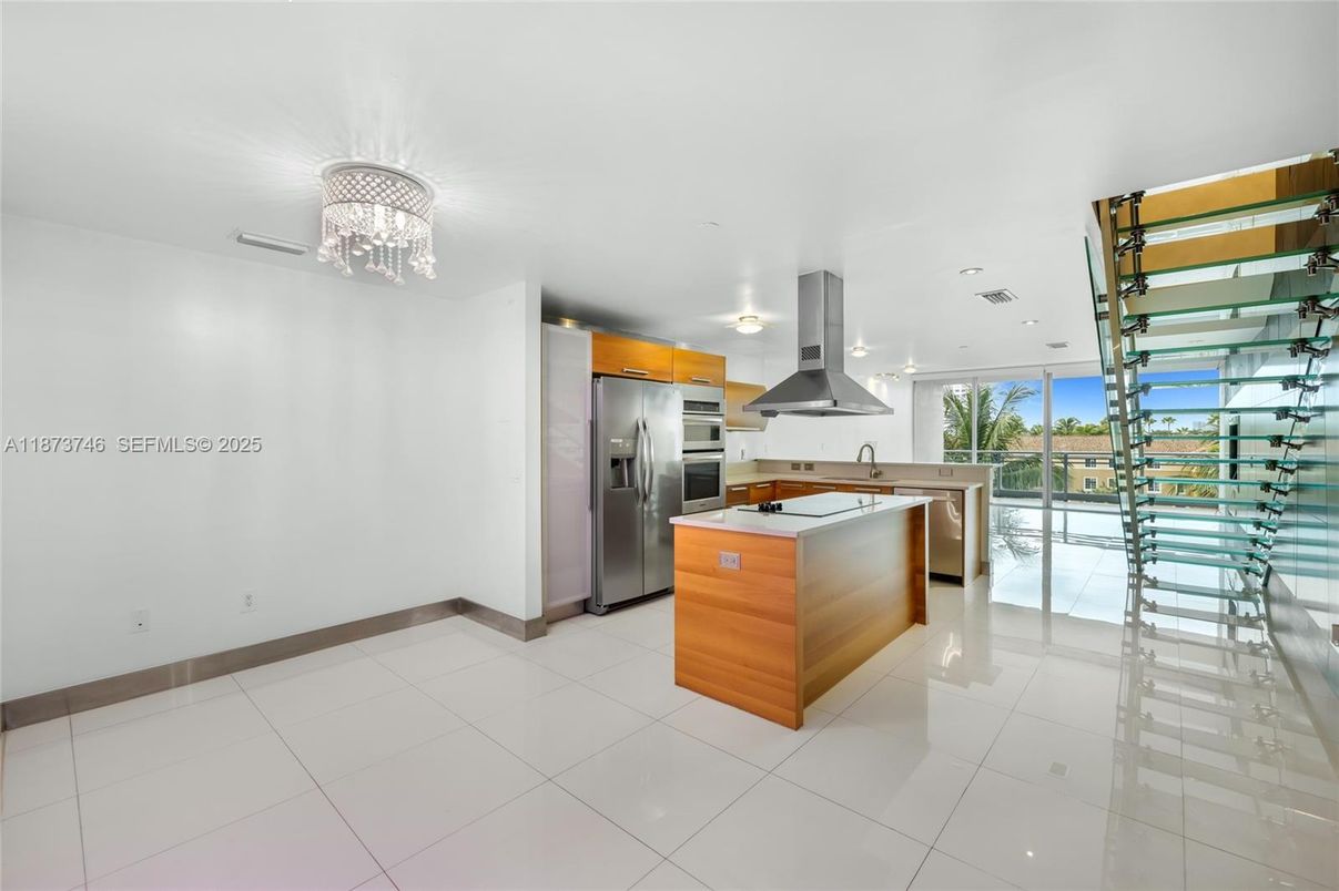 Interior, Kitchen, Recessed Lighting, Stainless Steel Appliances