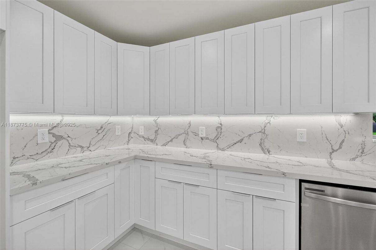 Interior, Kitchen, Marble Walls