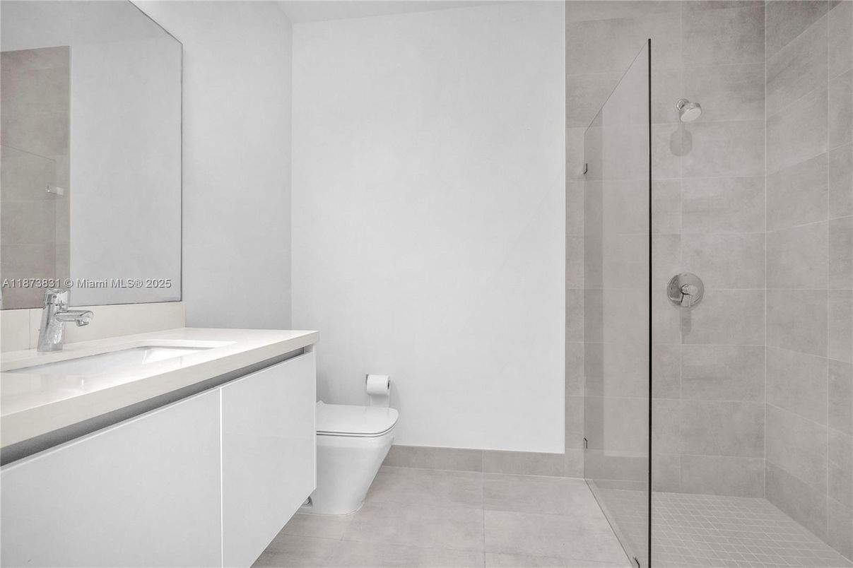 Bathroom, Glass Shower, Interior