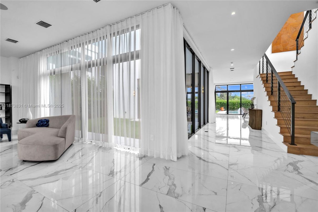Interior, Marble, Recessed Lighting