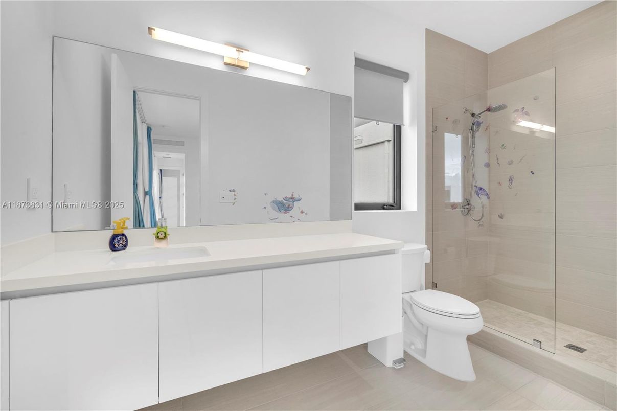 Bathroom, Glass Shower, Interior