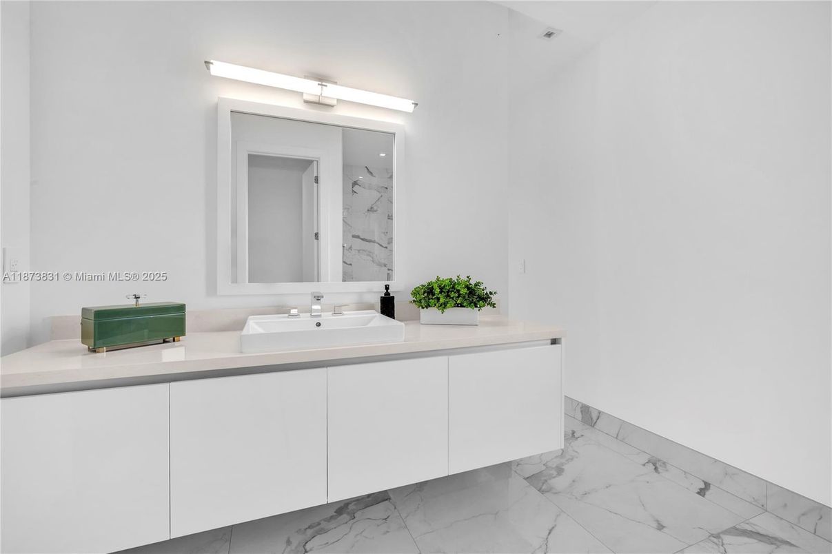 Bathroom, Dual Sink Vanities, Interior, Marble, Marble Walls