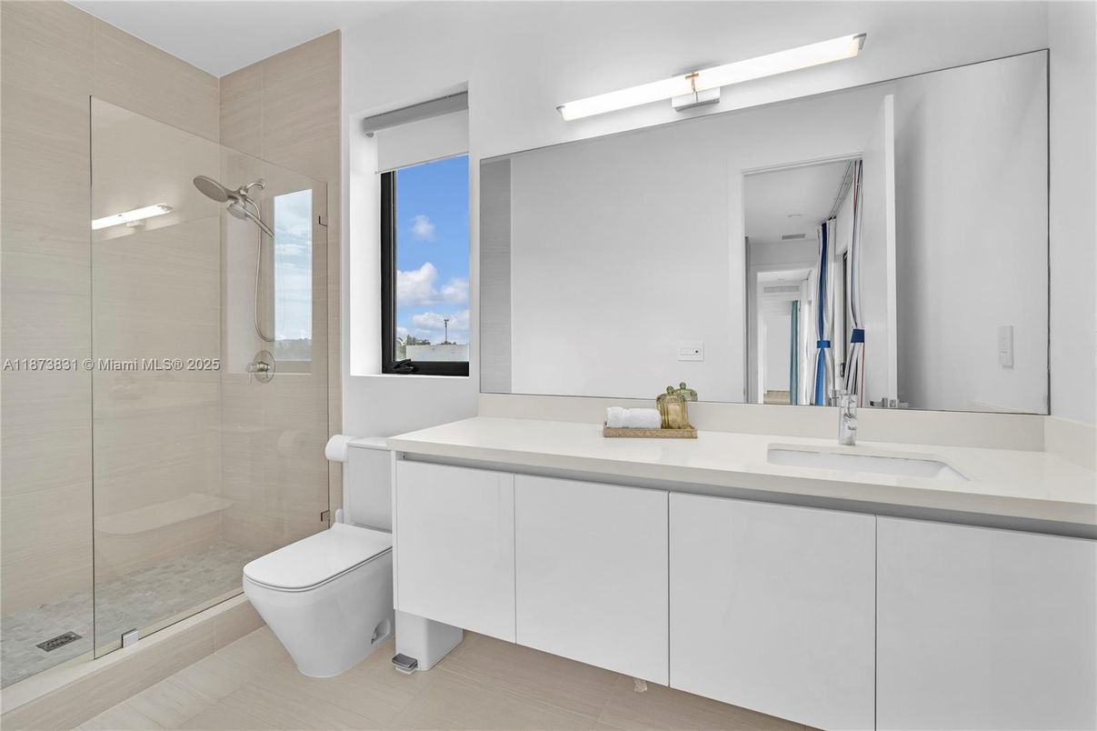 Bathroom, Glass Shower, Interior