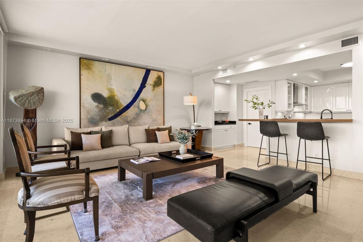 Interior, Kitchen, Living room, Recessed Lighting