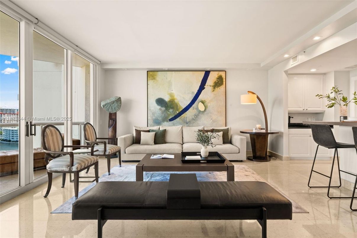 Interior, Living room, Recessed Lighting
