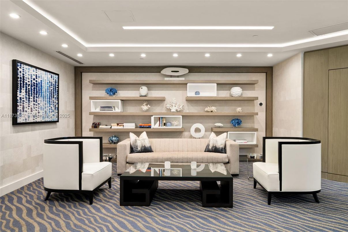 Interior, Living room, Recessed Lighting
