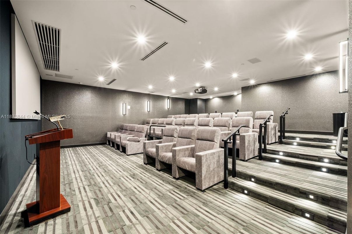 Interior, Recessed Lighting, Theatre Room