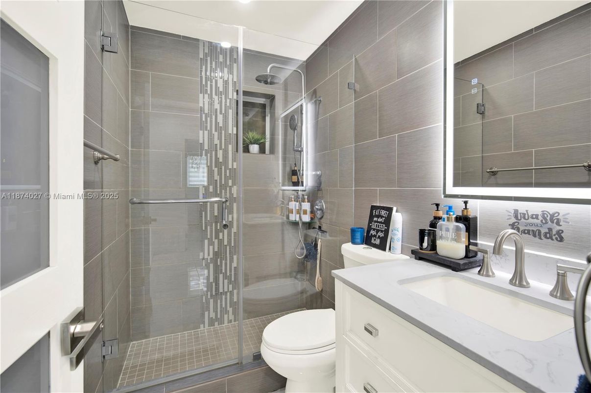 Bathroom, Glass Shower, Interior