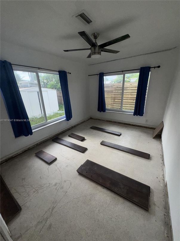 Empty room, Interior