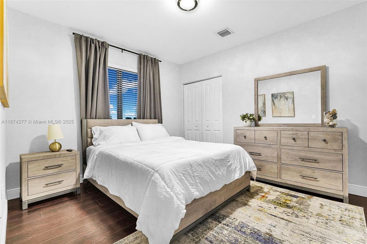 Bedroom, Interior, Wood Texture Flooring