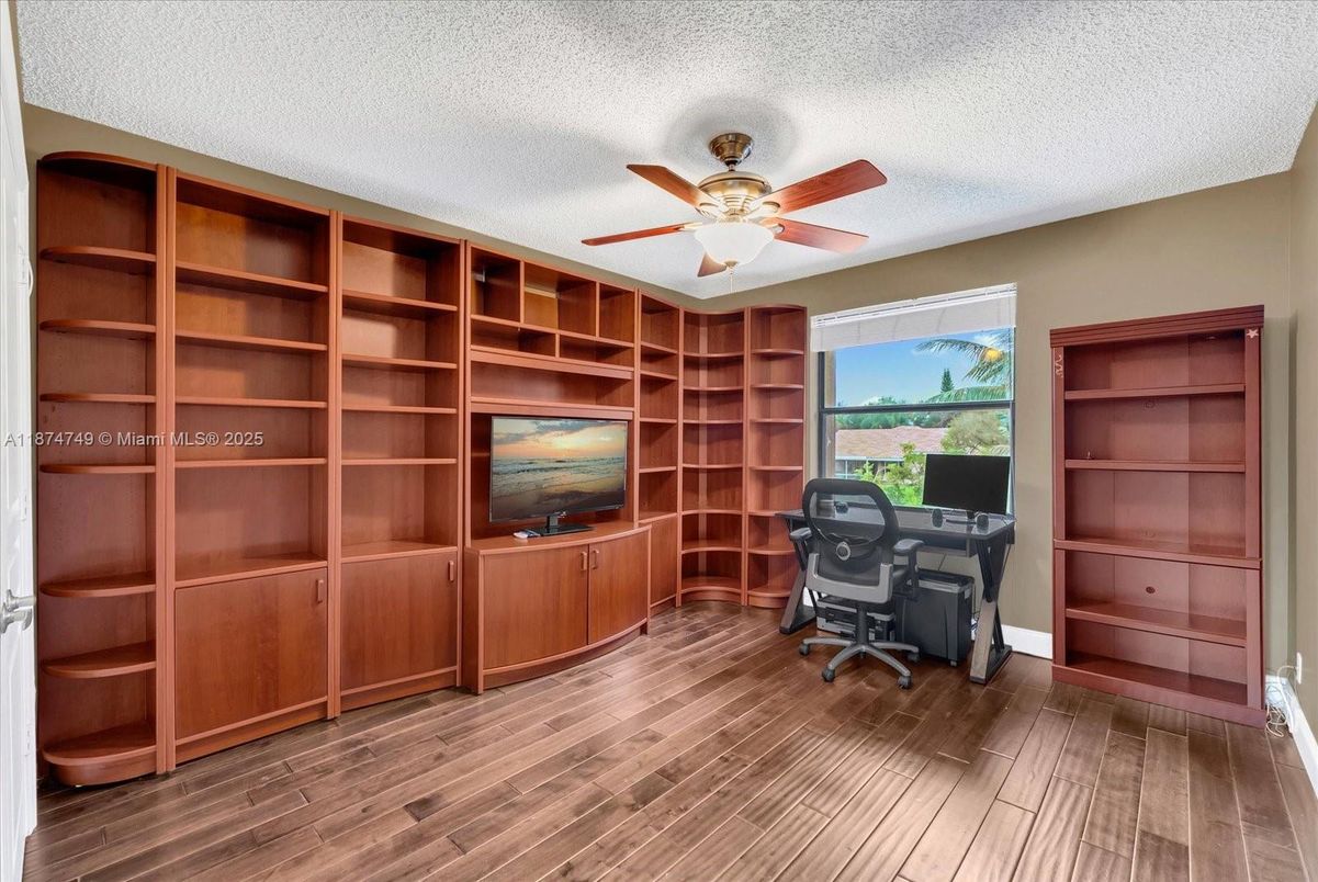 Home Office, Interior, Wood Texture Flooring