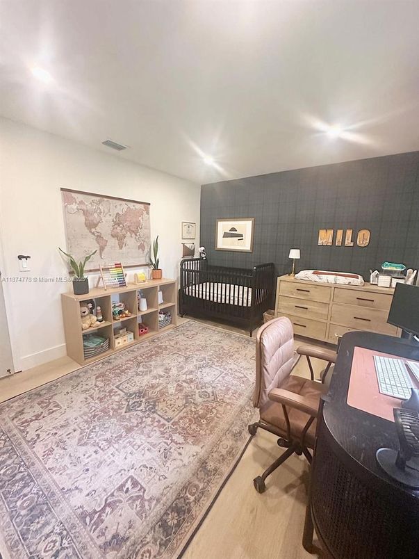 Home Office, Interior, Wood Texture Flooring