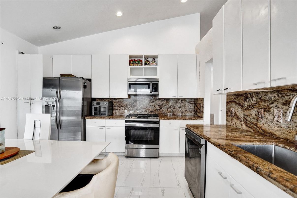 Interior, Kitchen, Recessed Lighting, Stainless Steel Appliances