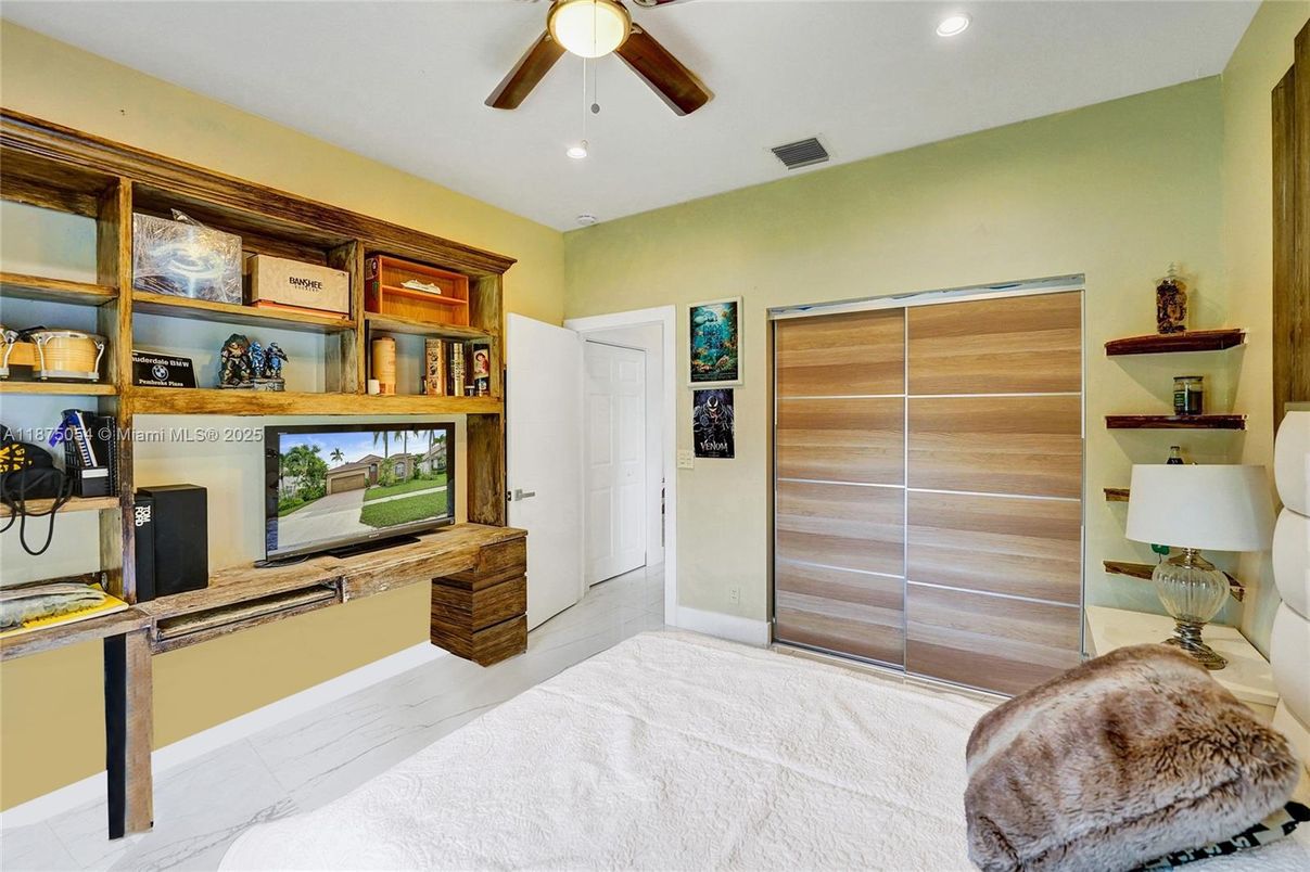 Home Office, Interior, Recessed Lighting