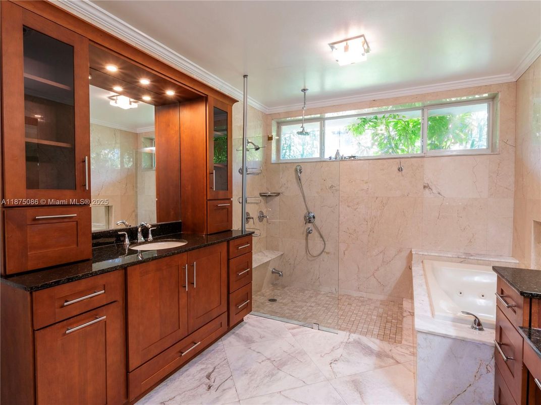 Bathroom, Glass Shower, Interior, Marble, Marble Walls