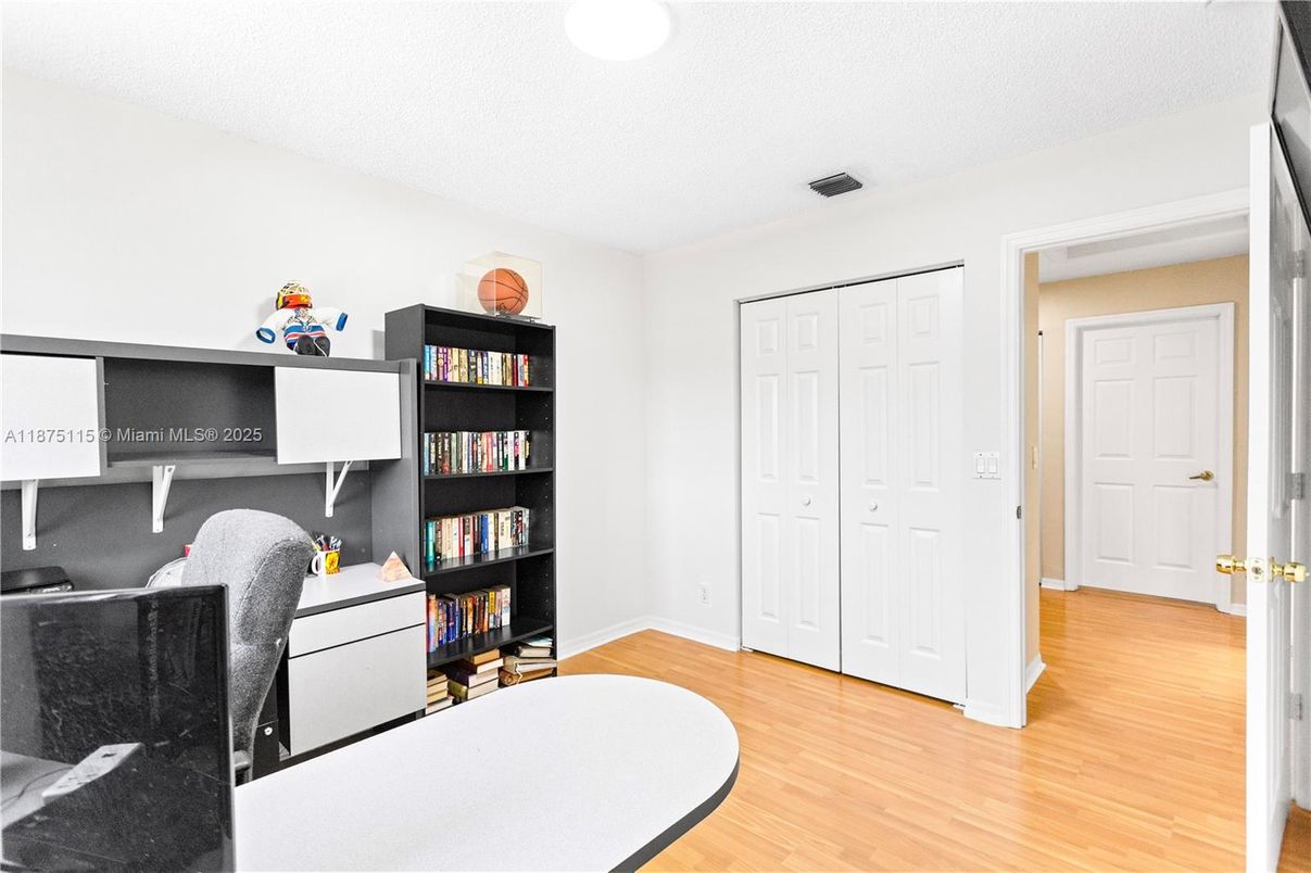 Home Office, Interior, Wood Texture Flooring