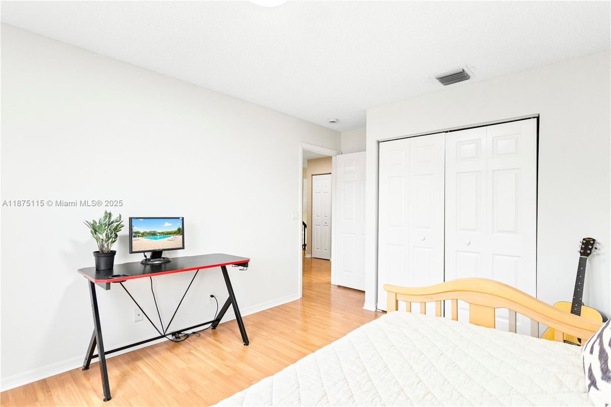 Home Office, Interior, Wood Texture Flooring