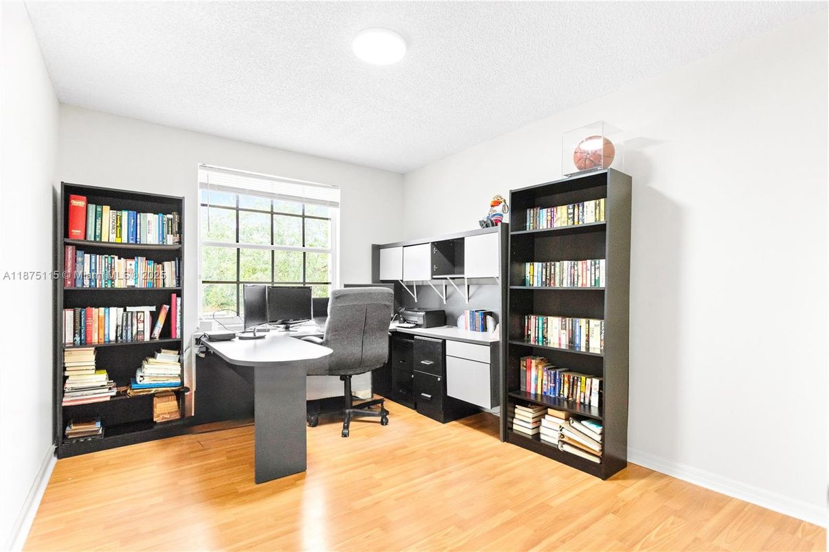 Home Office, Interior, Wood Texture Flooring