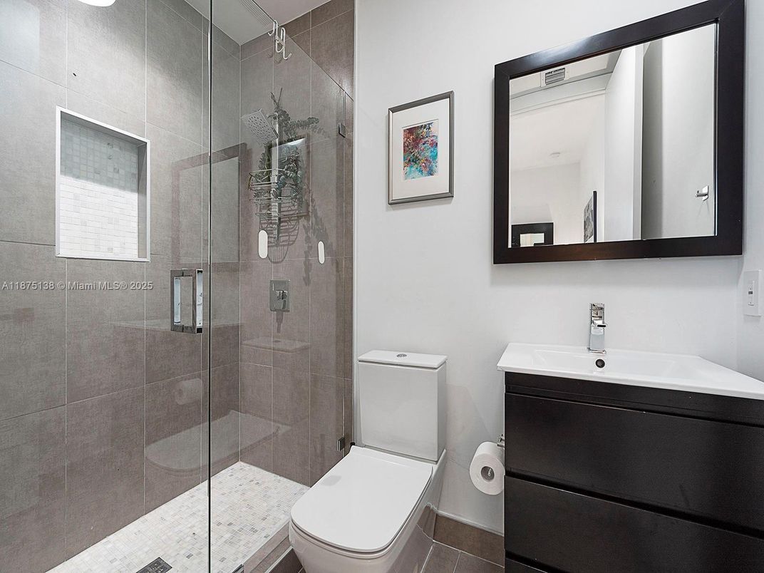 Bathroom, Glass Shower, Interior