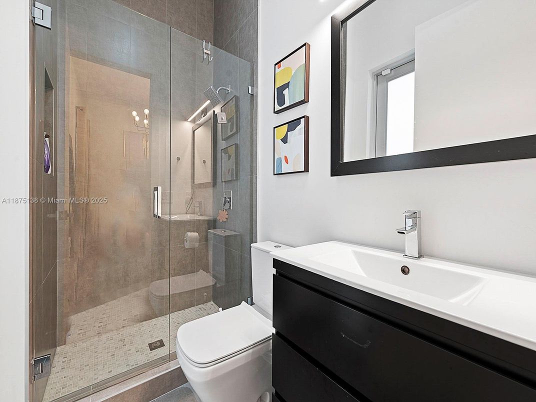 Bathroom, Glass Shower, Interior