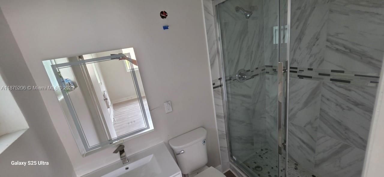 Bathroom, Glass Shower, Interior, Marble Walls